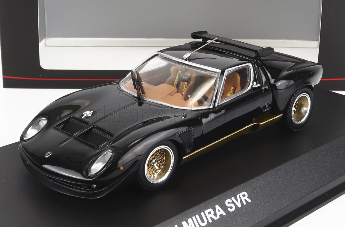 1:43 (Уценка!) LAMBORGHINI MIURA SVR (1970), black - 03203BKG-Z1