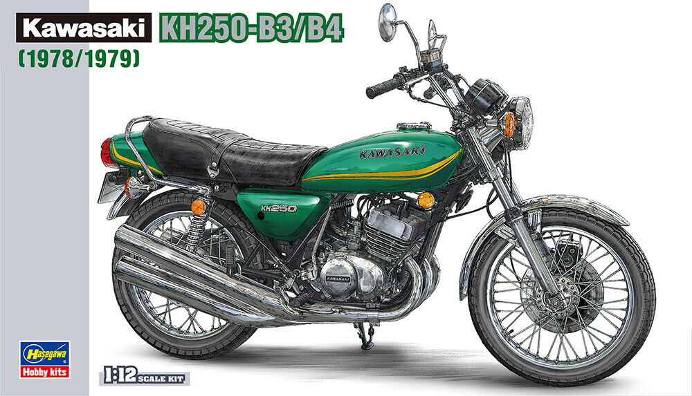 1:12 Сборная модель Мотоцикл KAWASAKI KH250-B3/B4 - 21508
