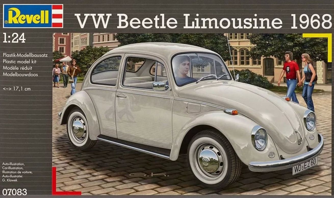1:24 Сборная модель VOLKSWAGEN Beetle Limousine 1968 - 07083