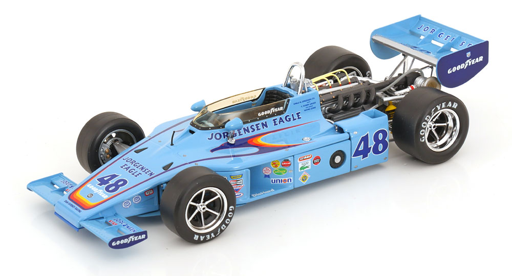1:18 AAR Eagle Winner Indy 500, Unser (1975), blue - 4701