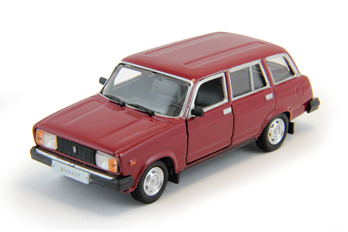 1:43 Волжский 2104 Жигули, бордовый - BR45601-04B