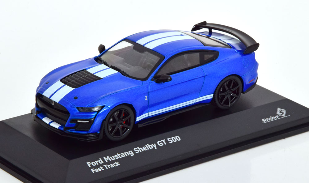 1:43 FORD Mustang Shelby GT500 Fast Track (2020), bluemetallic white - S4311501