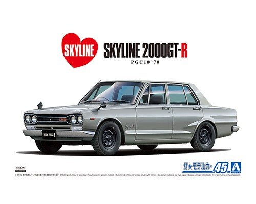 1:24 Сборная модель Nissan Skyline 2000 GT-R PGC10 70 - 05835