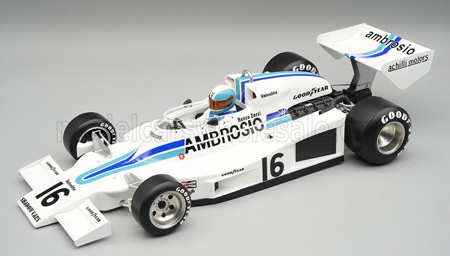 1:18 SHADOW F1 DN8 №16 Long Beach GP (with pilot figure) (1977) Renzo Zorzi - TMD18-436D