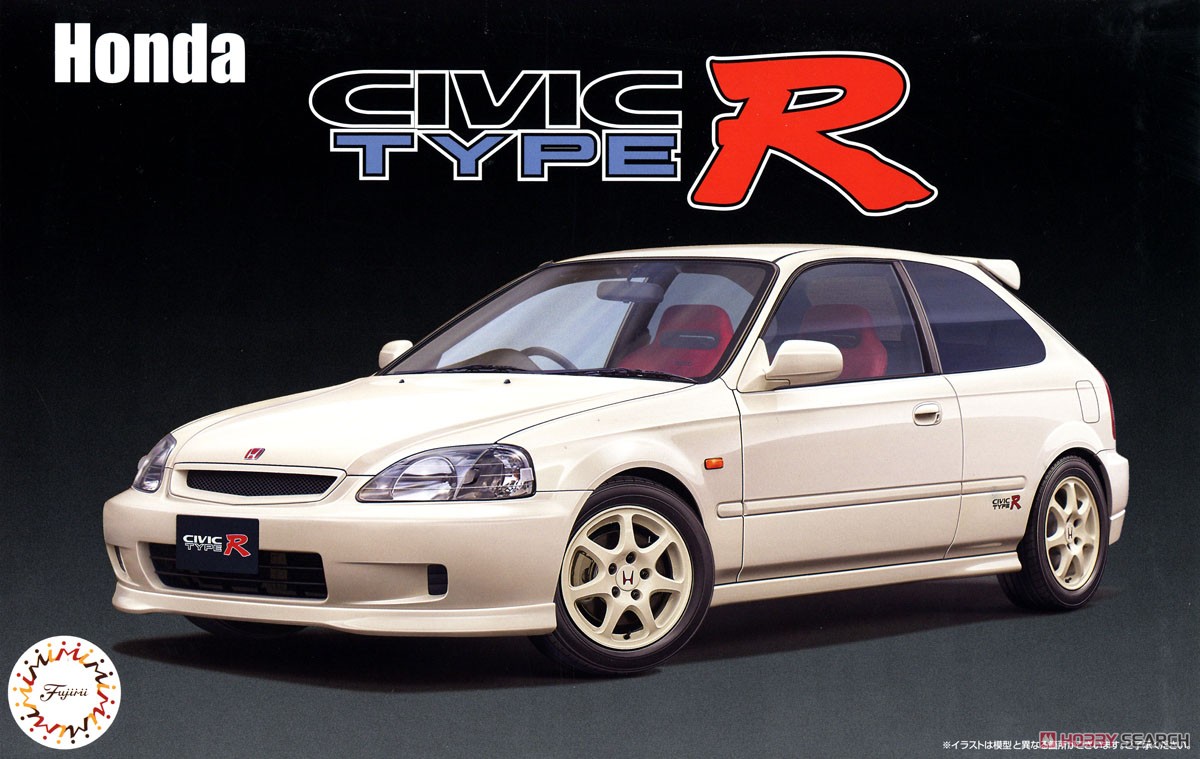 1:24 Сборная модель Honda Civic Type R Late Model (EK9) - 04708