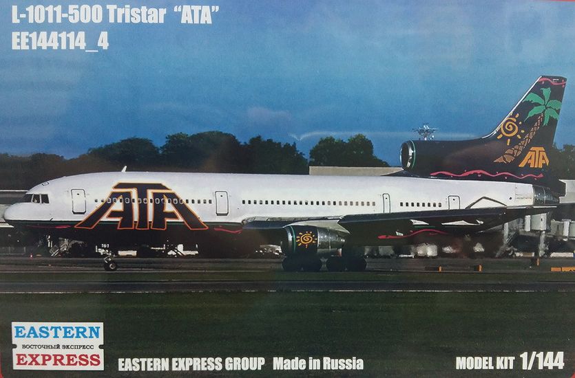 1:144 Сборная модель Авиалайнер Lockheed L-1011-500 TriStar (ATA) - 144114-4