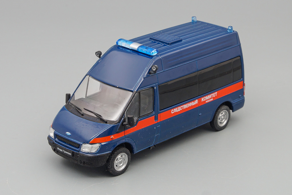 1:43 FORD Transit Прокуратура РФ, Автомобиль на службе 45, blue - ANS045-X5