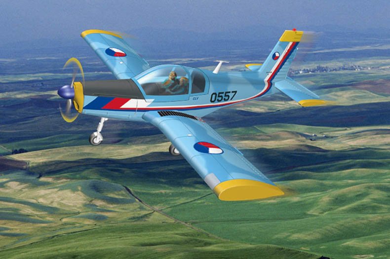 1:72 Сборная модель Самолет Czech Zlin Z-142 - 80282