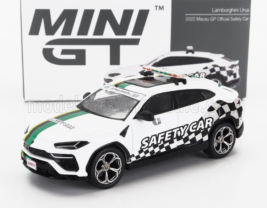 1:64 LAMBORGHINI Urus Safety Car Macau Gp (2022), White Green - MGT00591-R