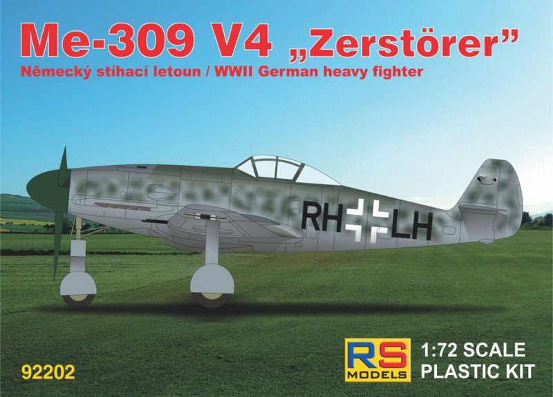 1:72 Сборная модель Me-309 V4 - 92202