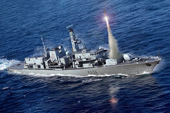 1:700 Сборная модель Британскийфрегат HMS TYPE 23 Frigate – Montrose(F236) - 06720
