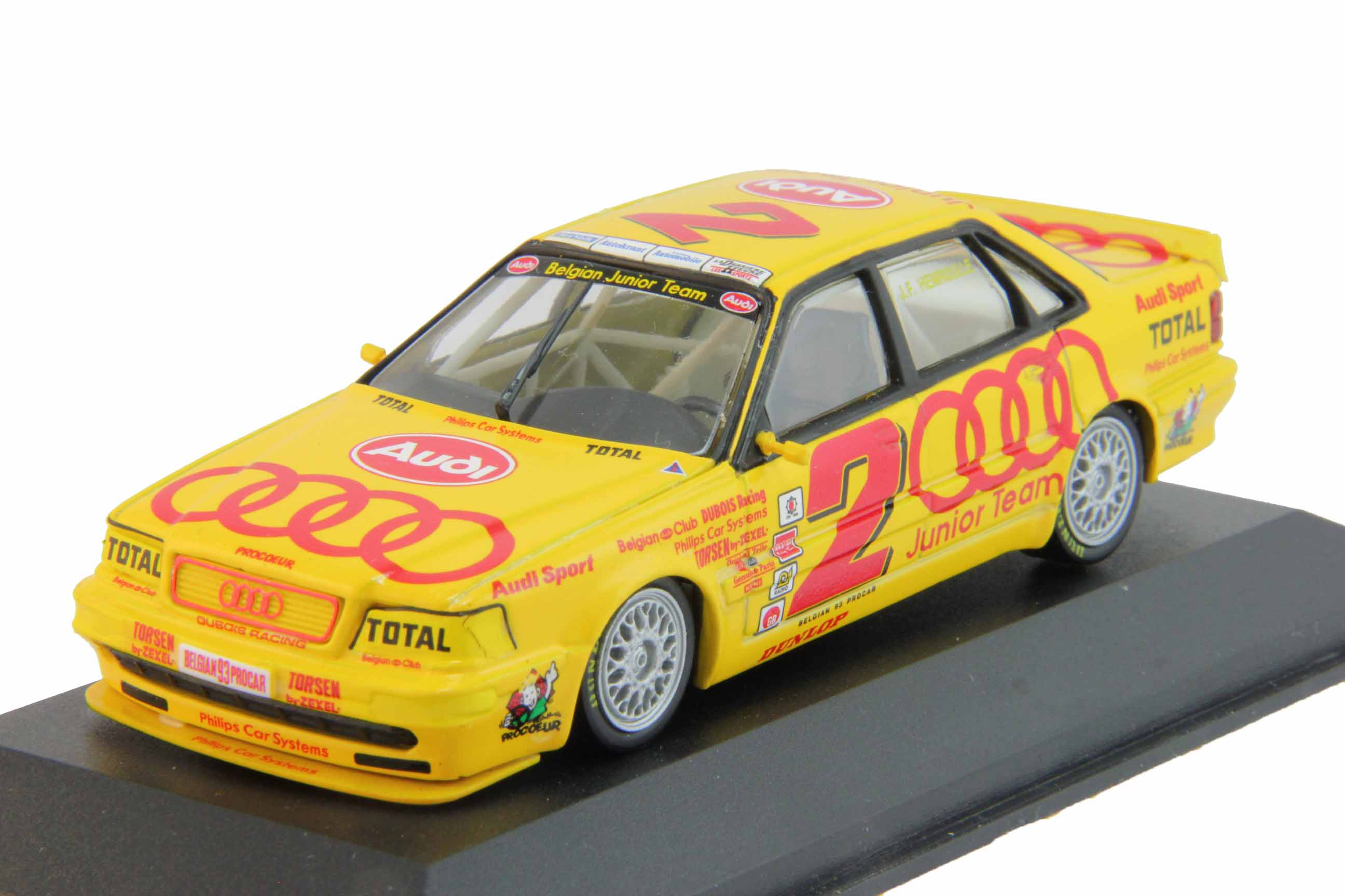 1:43 AUDI V8 Quattro Evo #2 Belgian Procar (1993), yellow - MIN931121