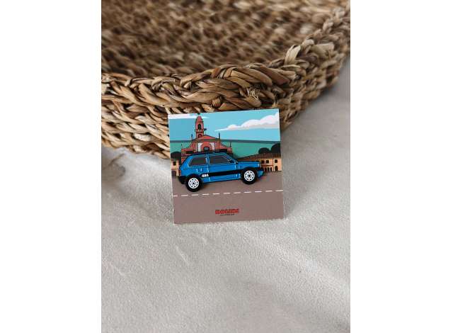 1:0 Значок Pin Fiat Panda 4x4, blue - ENPN016