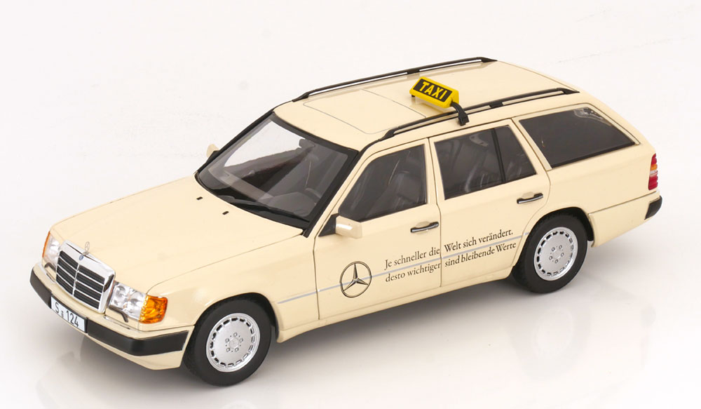 1:18 MERCEDES-BENZ 300 D T-Modell S124 Taxi (1989-1993) - B66040702