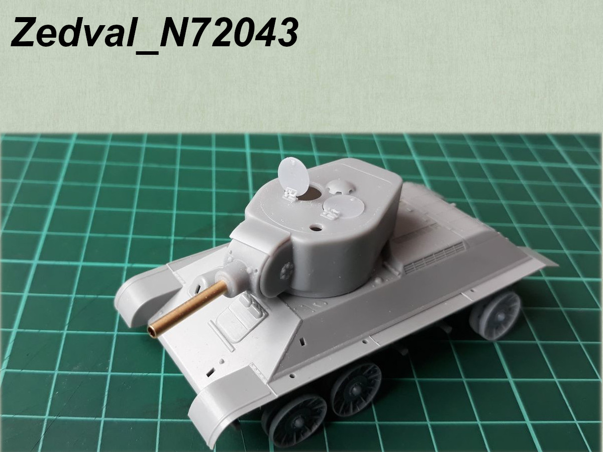 1:72 Набор для конверсии Т-34/76 в Т-34-122. - N72043