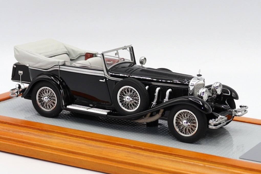 1:43 Mercedes-Benz 710SS 1929 cabriolet Castagna sn36269 Original Opened Car, Black - IL43161