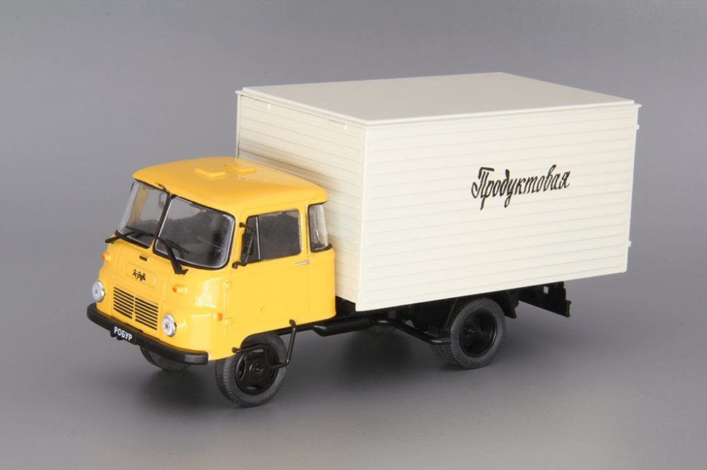1:43 ROBUR LD 3001 фургон, Автомобиль на службе 72, orange / beige - ANS072
