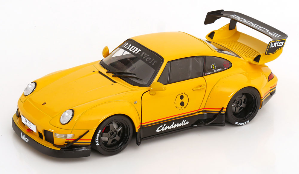 1:18 PORSCHE 911 (993) RWB BODYKIT COUPE Cinderella (2020), yellow - S1808507