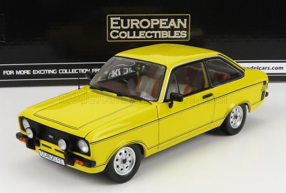 1:18 FORD ESCORT MKII 1600 SPORT (1975), YELLOW - 4620R
