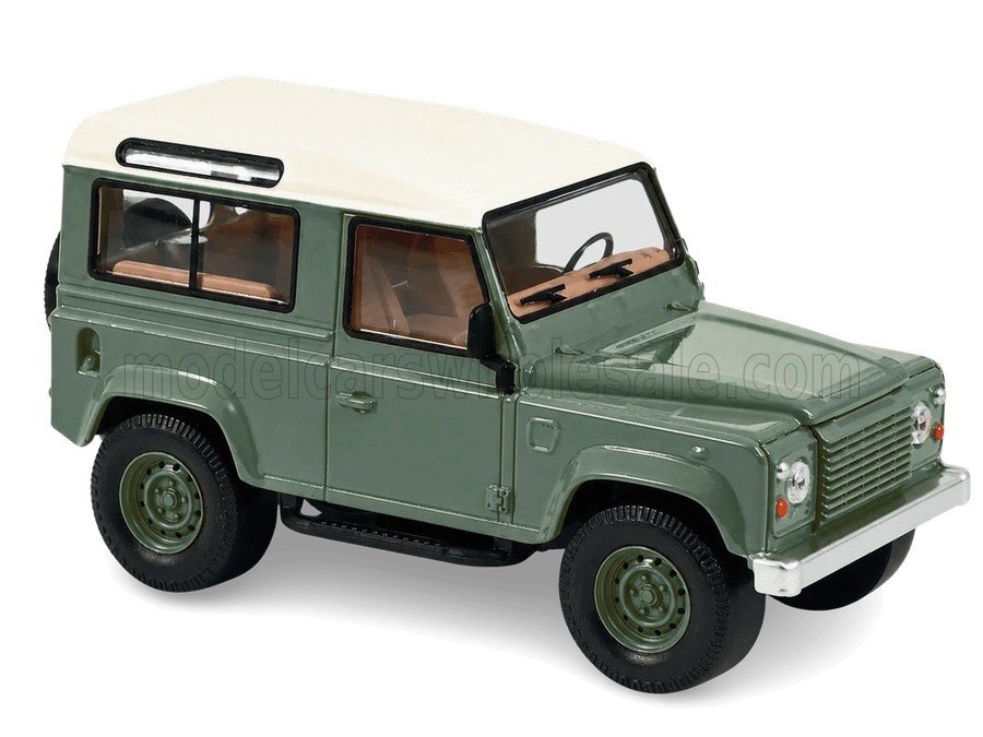 1:43 LAND ROVER Defender (1995), olive green / white - 845110