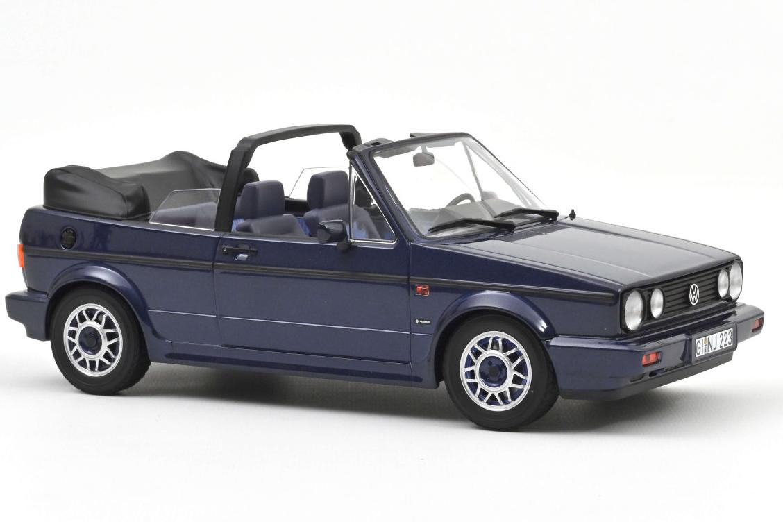 1:18 VOLKSWAGEN Golf I Cabriolet Quartett (1992), Inca Blue - 188628
