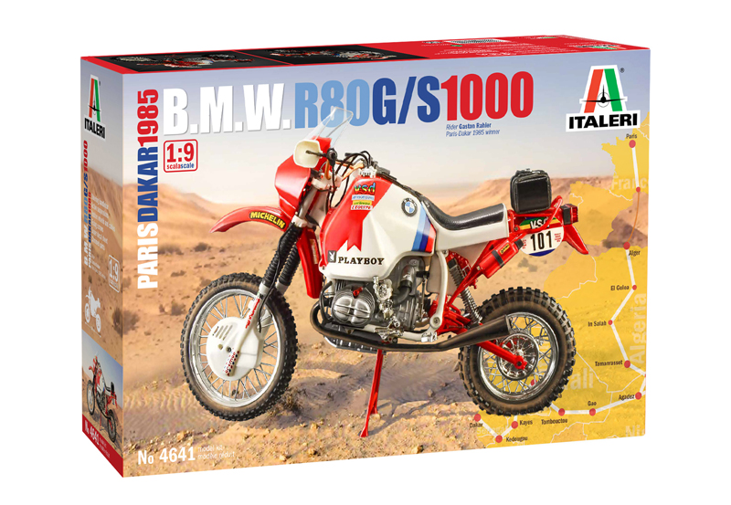 1:9 Сборная модель BMW R80 G/S 1000 Paris Dakar 1985 - 4641