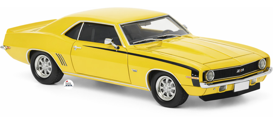 1:87 CHEVROLET Camaro (1969), yellow - 18377