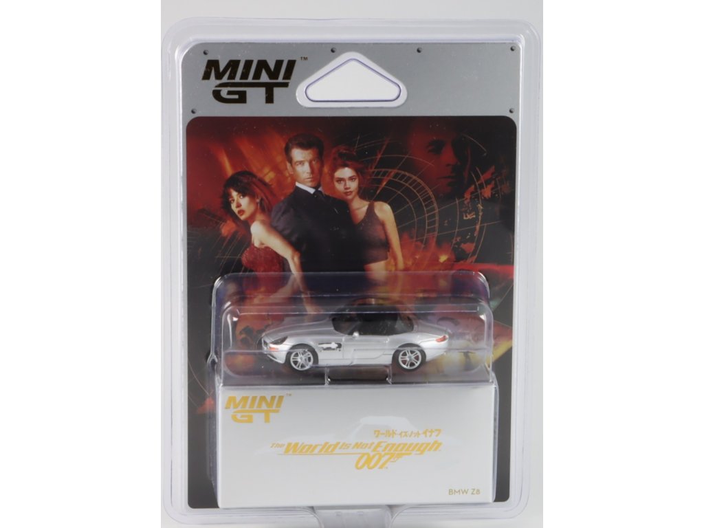 1:64 BMW Z8 Cabriolet James Bond 007 'The World is Not Enough', silver (Japan Package) - MGT00906-007J-BL