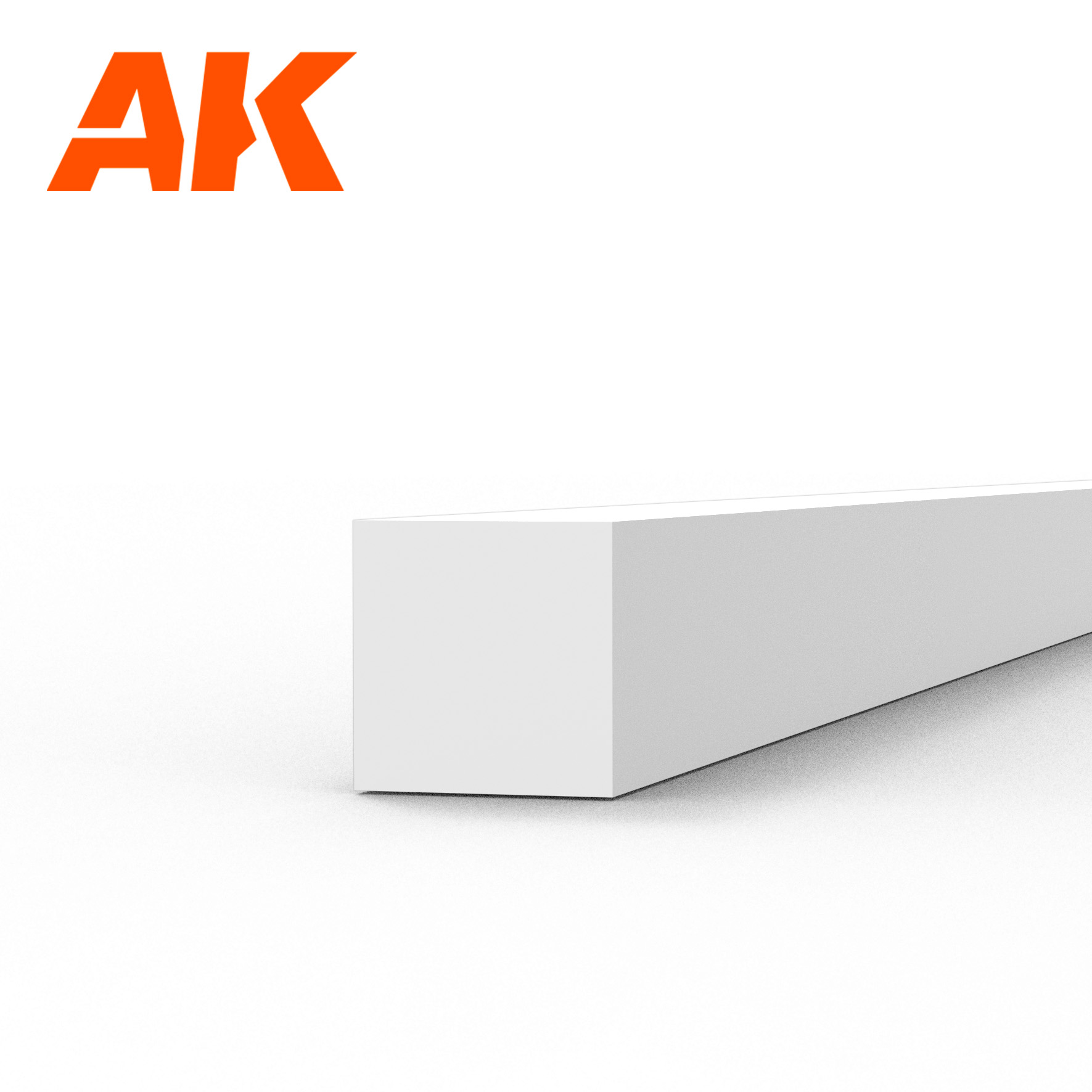 Strips 2.00 x 2.00 x 350mm - STYRENE STRIP - AK6529