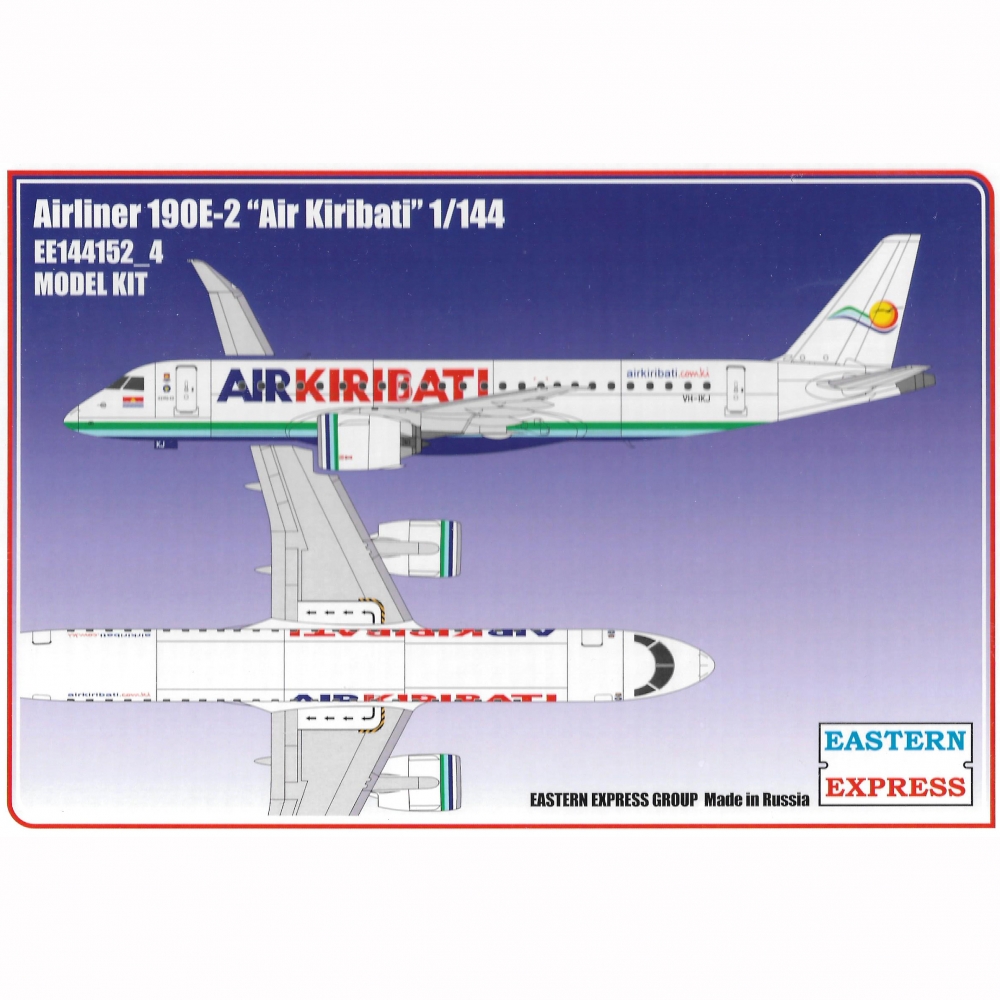 1:144 Сборная модель Авиалайнер EMB 190E2 Kiribati - 144152-4