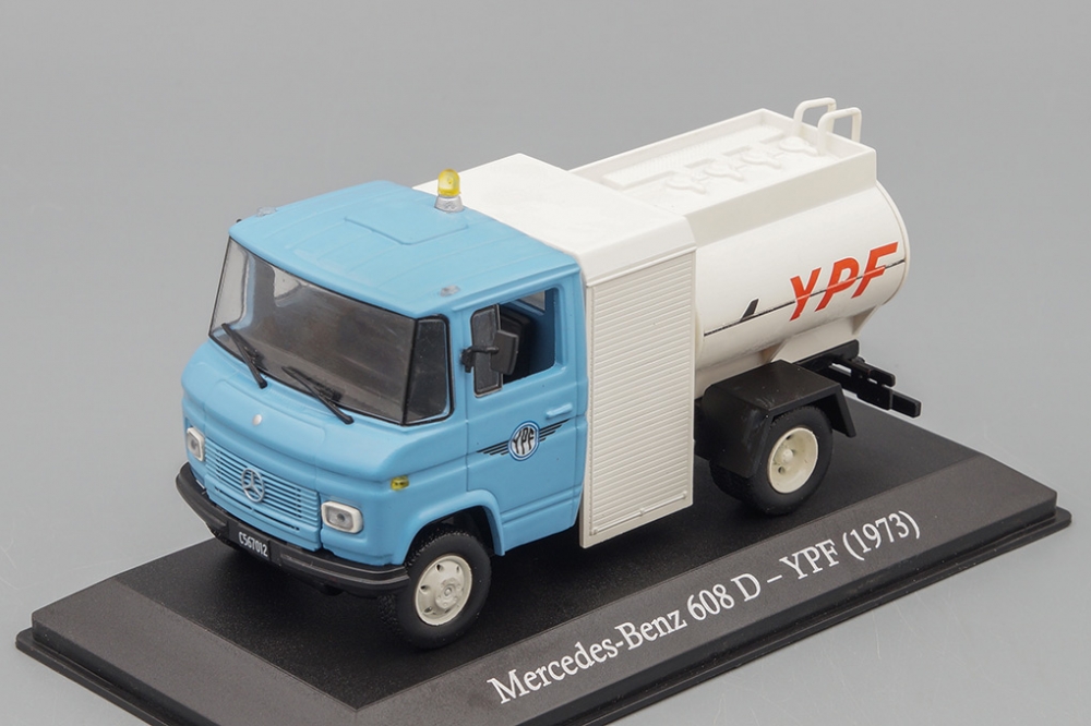 1:43 Mercedes-Benz 608D 1973 голубой цистерна YPF - SER04