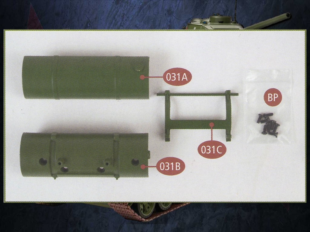 1:16 Сборная модель танк Т-34 №31 - T-34-031