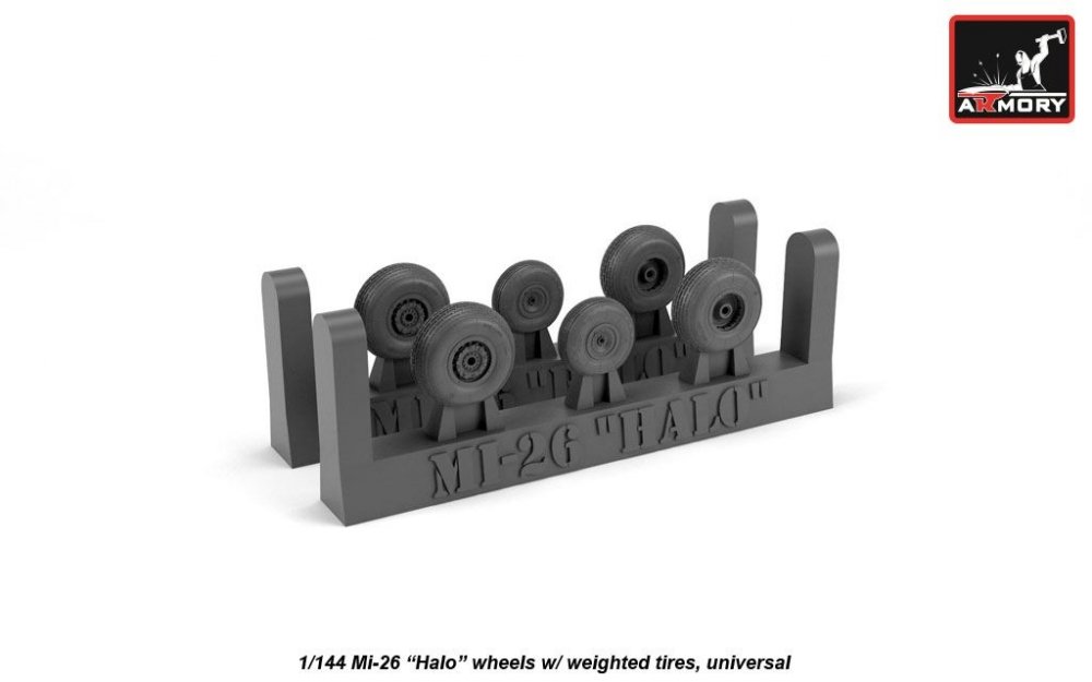 1:144 Колёса для вертолёта 'Halo', тип 26 - AW14013