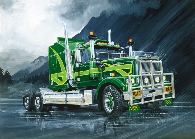 1:24 Сборная модель Australian Truck - 0719
