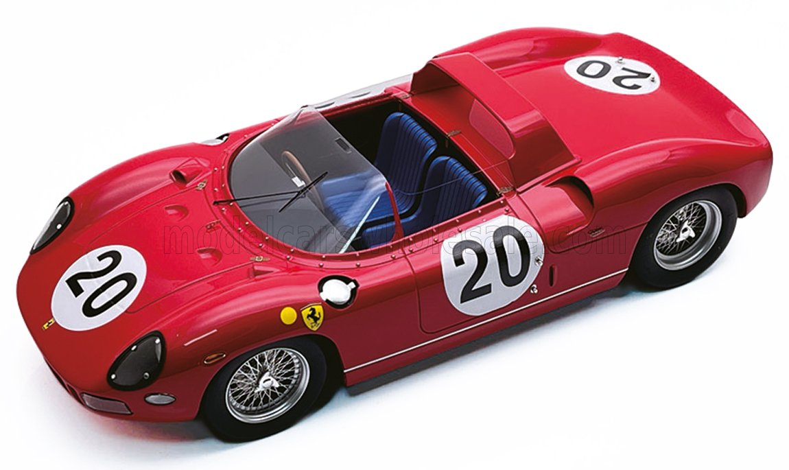 1:18 FERRARI 275P SPIDER 3.3L V12 Team Ferrari Spa Sefac №20 Winner 24h Le Mans Nino Vaccarella - Jean Guichet (1964) - TM18-525C