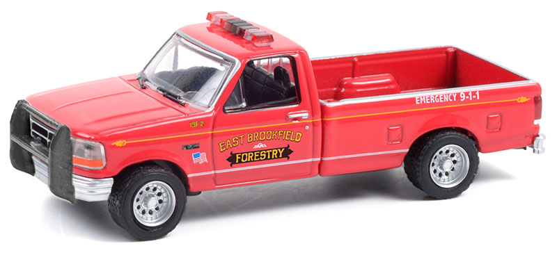 1:64 FORD F-350 'East Brookfield Massachusetts Forestry' (пожарный) 1992 - 67010B