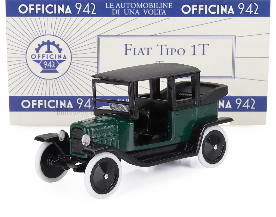 1:43 FIAT Tipo 1t Taxi (1920), Green Black - SB01