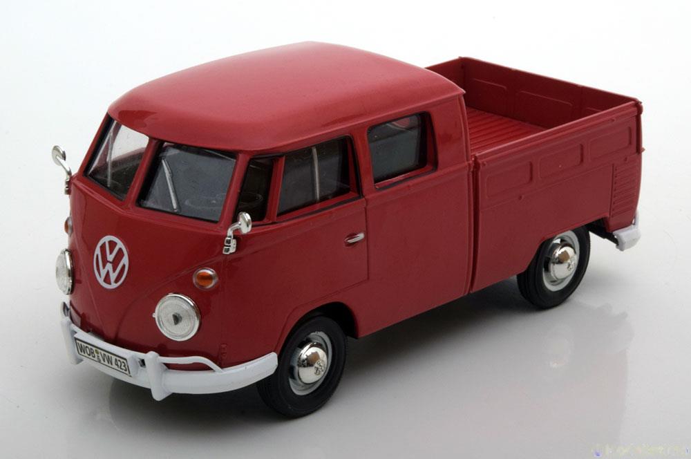1:24 VOLKSWAGEN T1 Type 2 Doka-pick up, red - 79343R