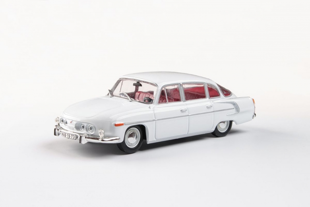 1:43 TATRA 603 - 1969 Bílá - časopis s - 401E