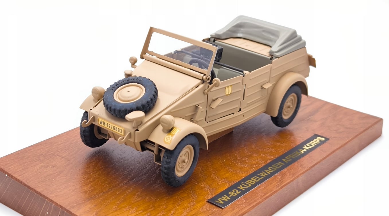 1:24 VOLKSWAGEN VW-82 Kubelwagen Africa-Korps, beige - 1001