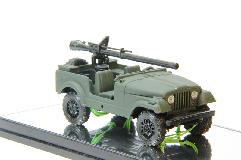 1:43 JEEP CJ-5 с безоткатным орудием, хаки - SPBM106