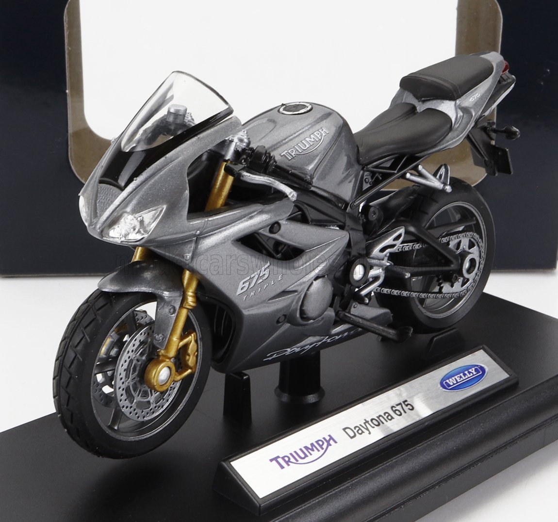 1:18 TRIUMPH Daytona 675 (2016), Grey - WE12822-19660