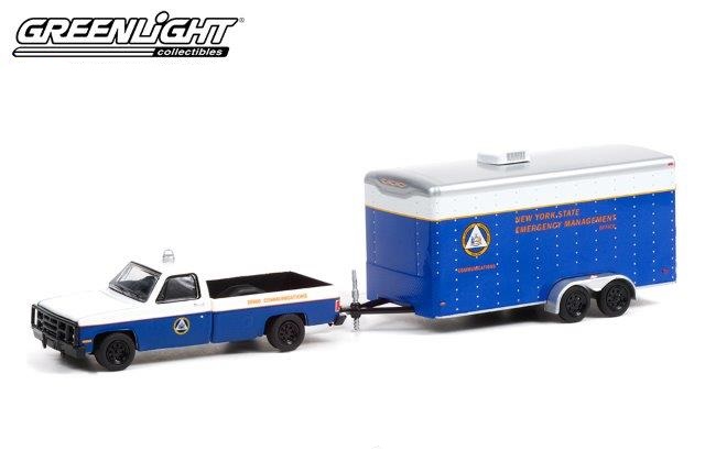 1:64 набор CHEVROLET M1008  пикап с прицепом 'New York State Emergency Management Office (SEMO) Communications' 1987 - 32220C