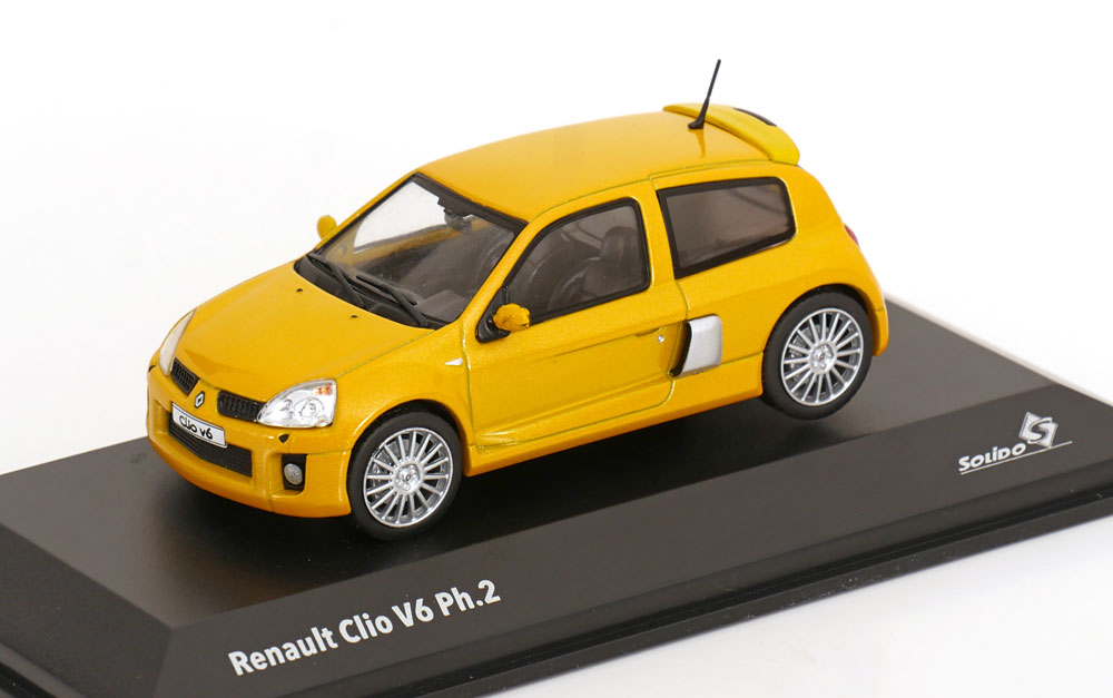 1:43 RENAULT Clio V6 Phase 2 (2003), yellow metallic - S4318102
