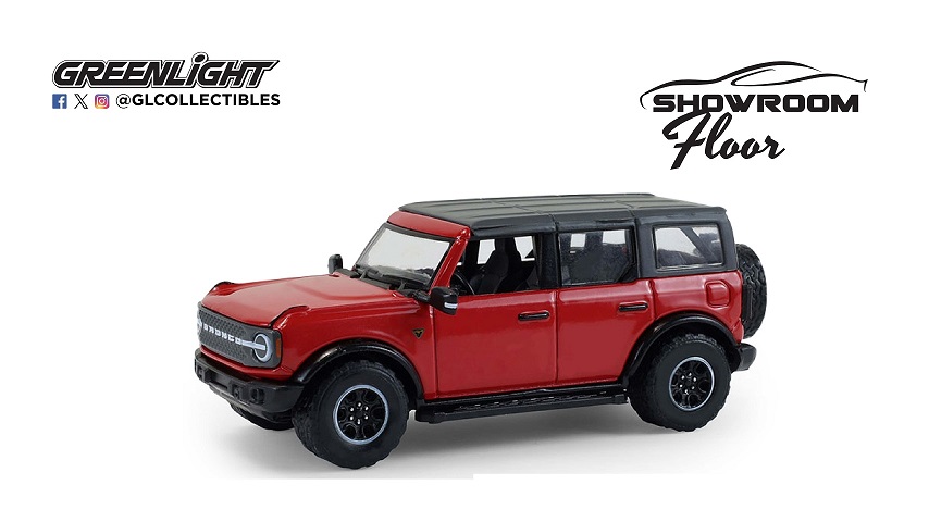 1:64 FORD Bronco 4x4 Badlands 4-двери (2024), Hot Pepper Red Metallic - 68070C
