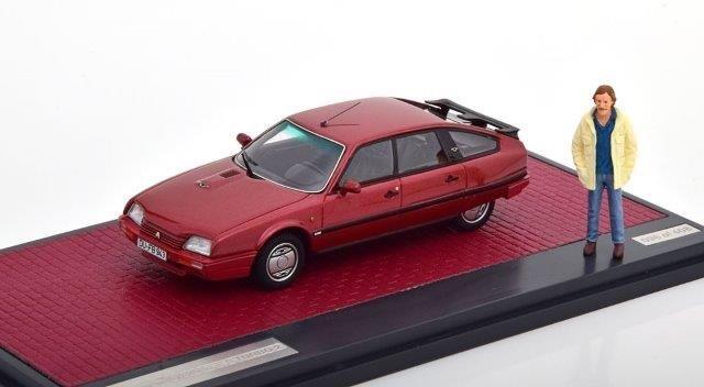 1:43 CITROEN CX GTi Turbo 2 с фигуркой Horst Schimanski из т/с « Место преступления» 1986 Maroon - MX40304-112