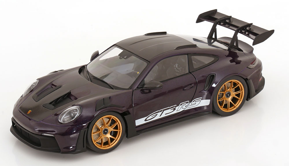1:18 (Уценка!) PORSCHE 911 (992) GT3 RS Weissach Package (2024), dark violet - S1812103-Z1