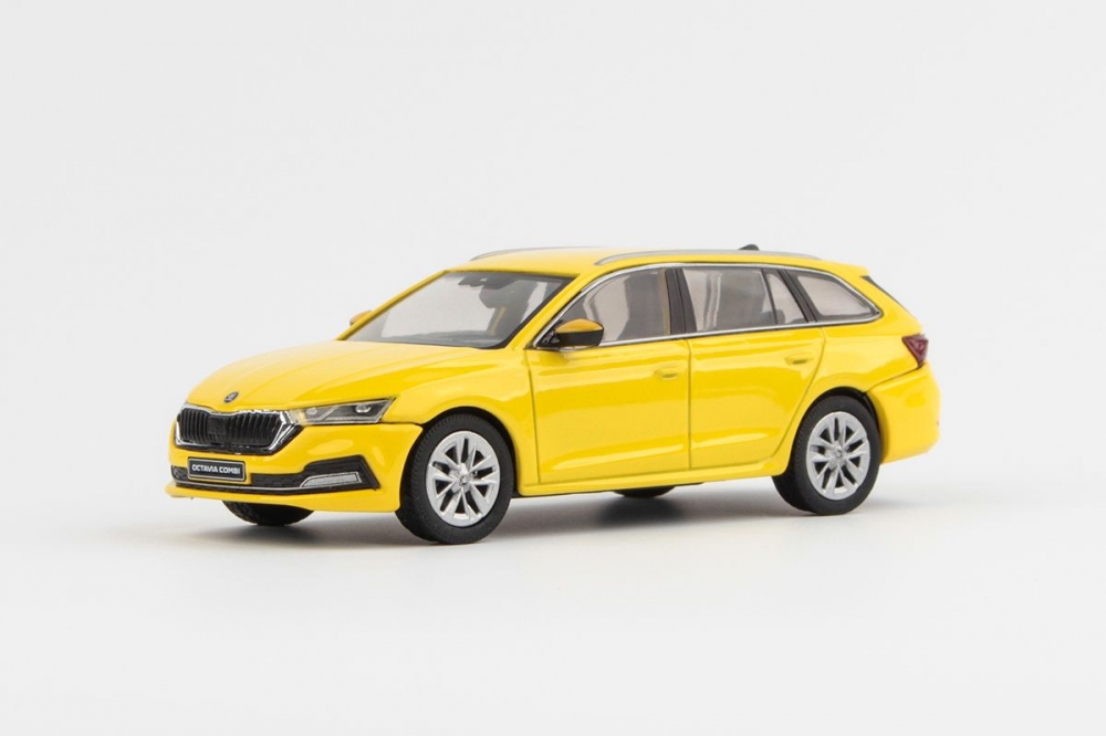 1:43 SKODA Octavia IV (2020), Telecom Yellow - 038GA