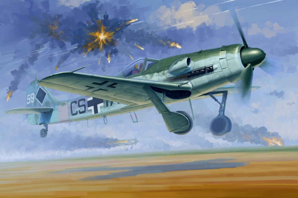 1:48 Сборная модель Cамолет Focke-Wulf FW190D-12 - 81719