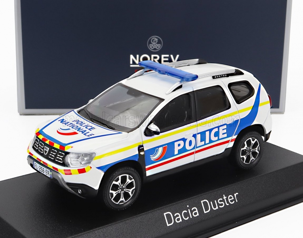 1:43 DACIA Duster Police Nationale (2021), White Blue Yellow - 509027